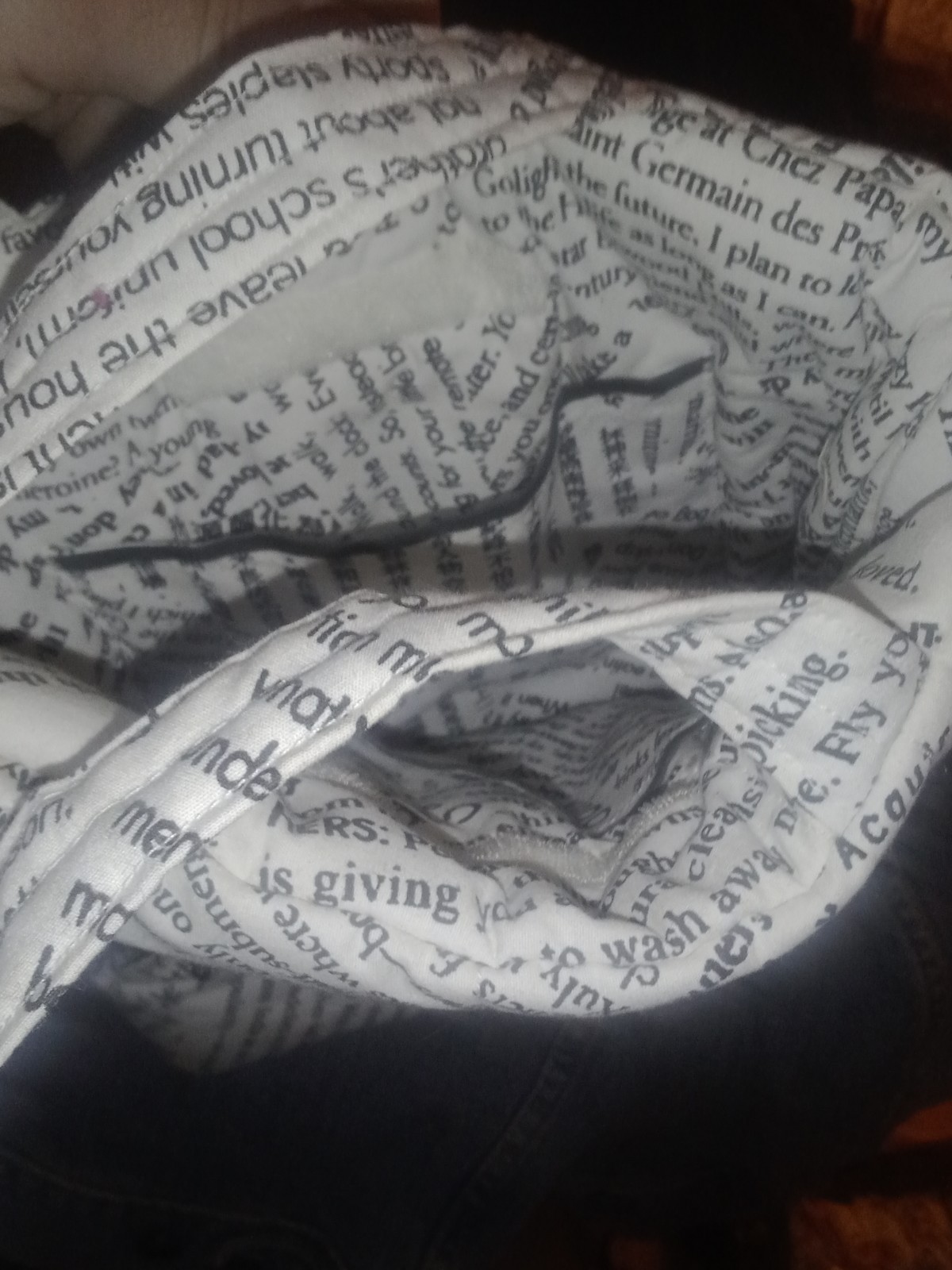 White Black Text Print Tote Bag Double Handles Classic Casual Women’s