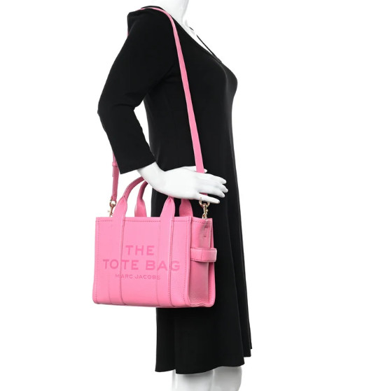 Marc Jacobs Grained Calfskin Small The Tote Bag Morning Glory