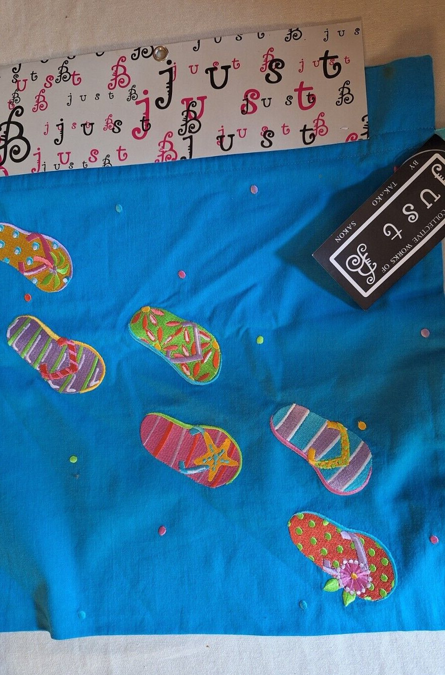 Embroidered Beach Bag – Just be by takako sakon New