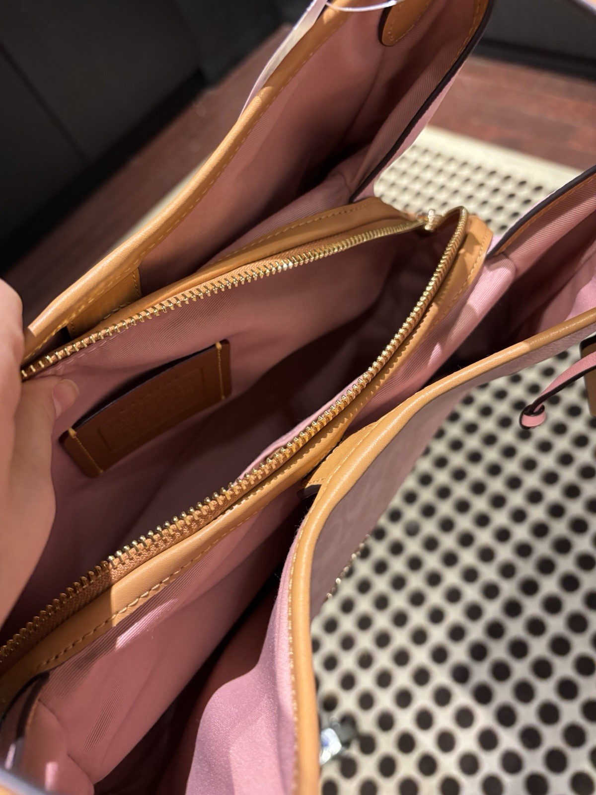 NWT Coach Erin Shoulder Bag In Signature Canvas With Charms in Powder Pink CEL13