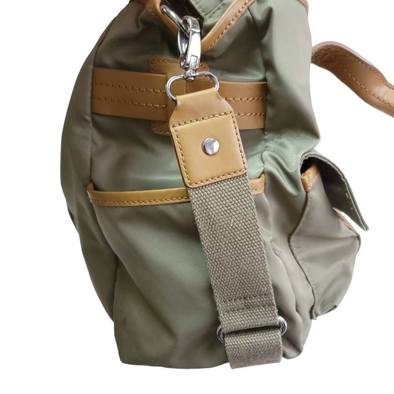 Perry Mackin Zoey Diaper Bag Olive New No Accessories Shoulder Strap Baby