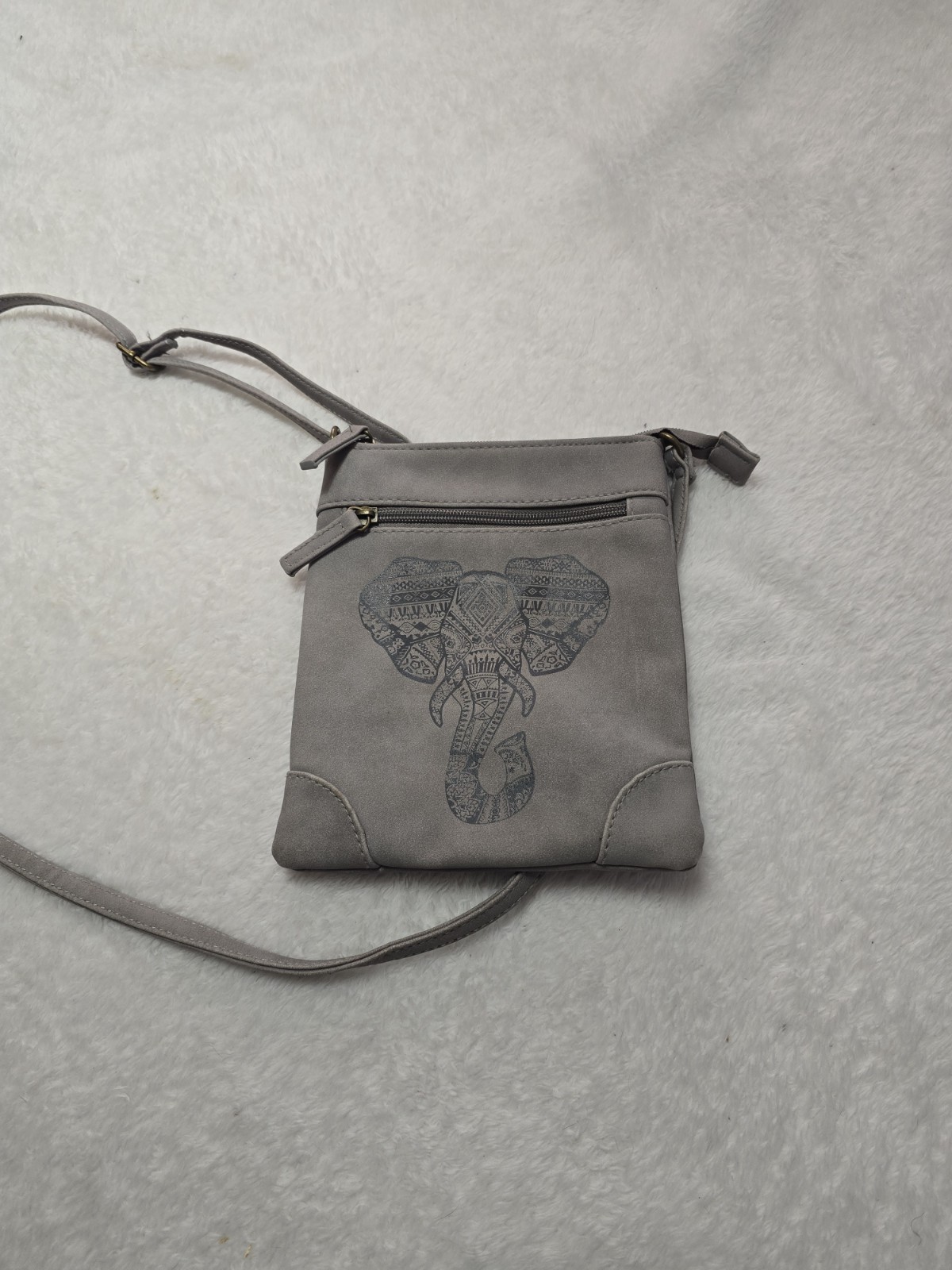 Women’s Crossbody Purse Elephant (Grey)
