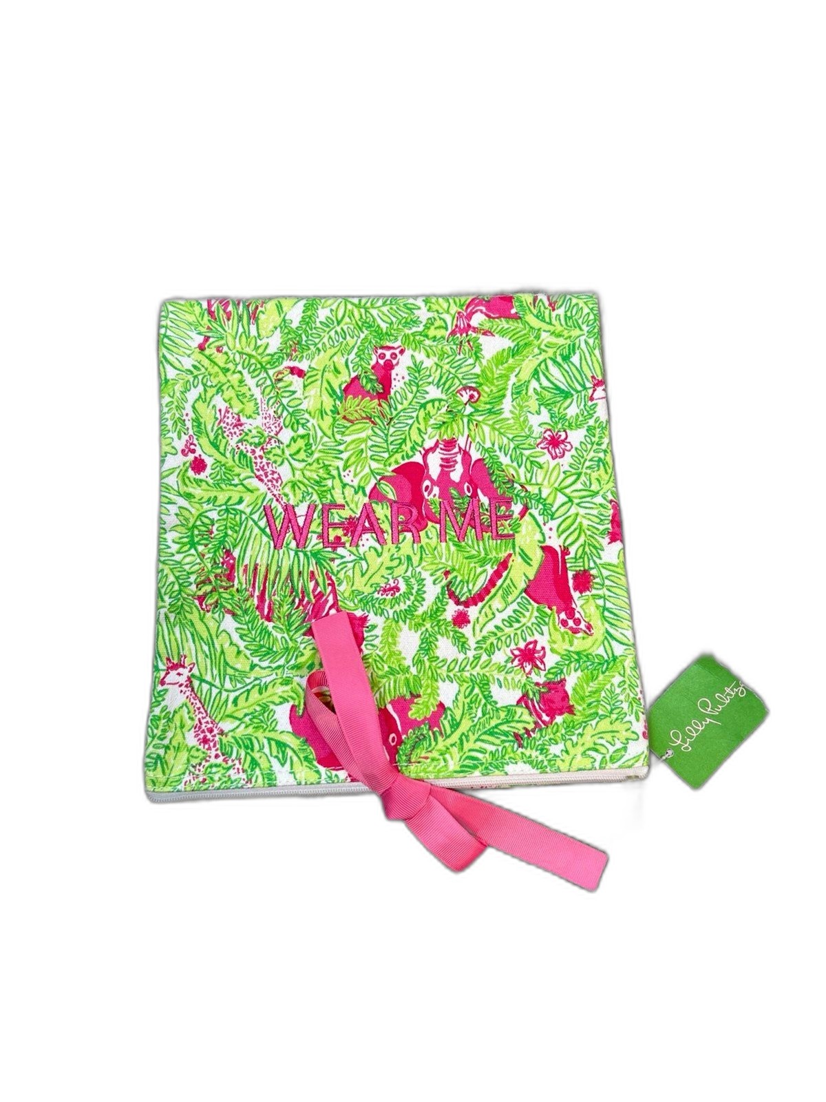 Lilly Pulitzer Backyard Safari GWP Wash & Wear Bag Zipper Travel Laundry Bag NWT
