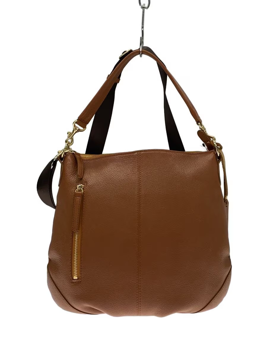 Other brands A-LOOK Olive Leather 2-way Shoulder Bag Leather CML Plain