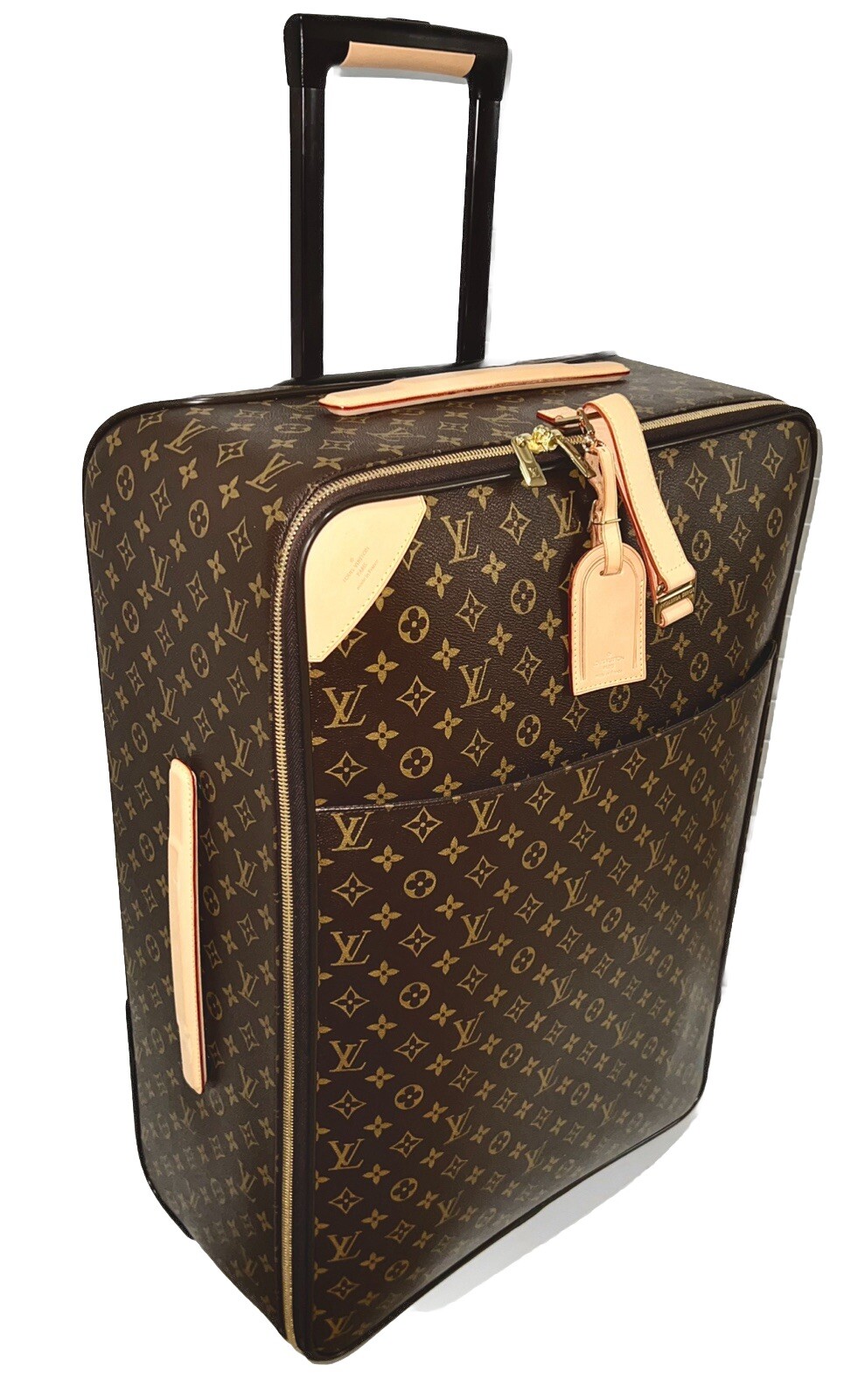 Louis Vuitton Pegase 25” Monogram Suitcase w/ Coa XL Garment Dust-bag