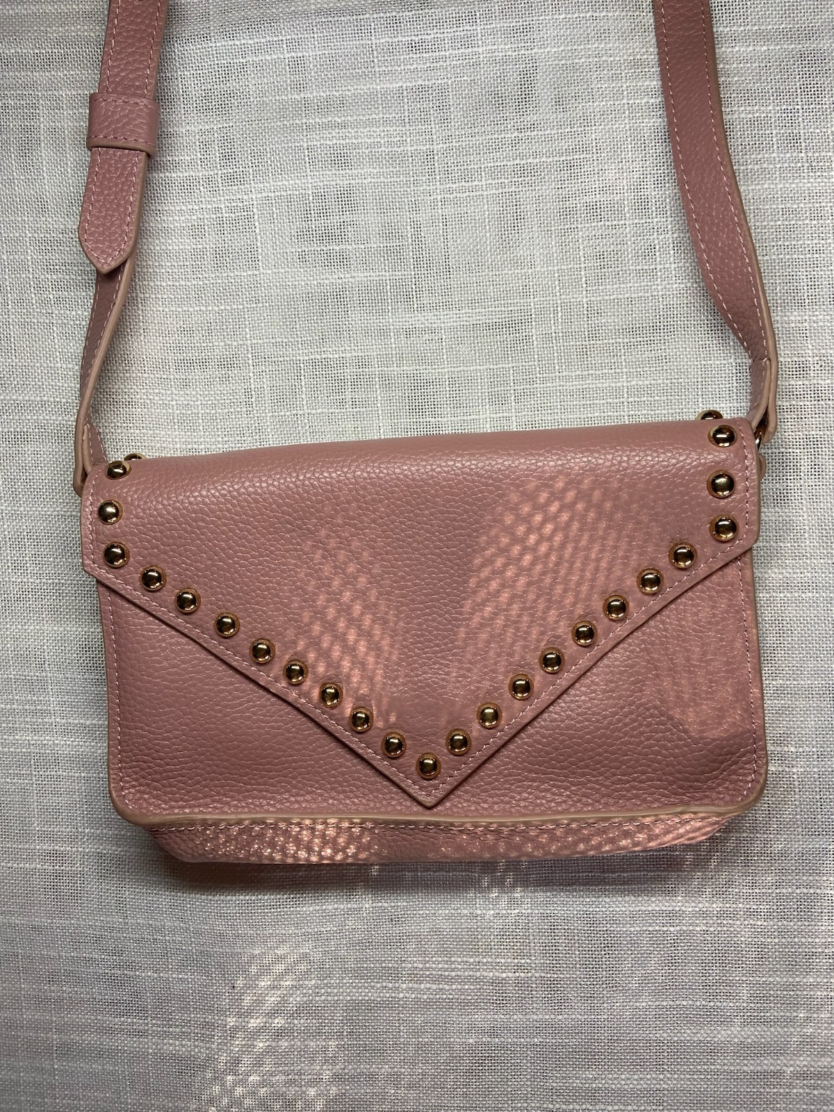 Mauve Pink crossbody purse
