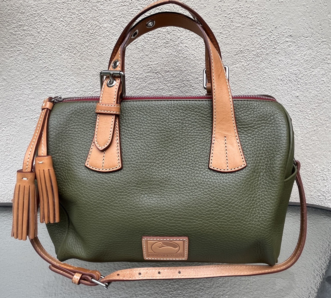 Dooney & Bourke Kendra Satchel Handbag Olive BPTSN0773 OLBS *NWT