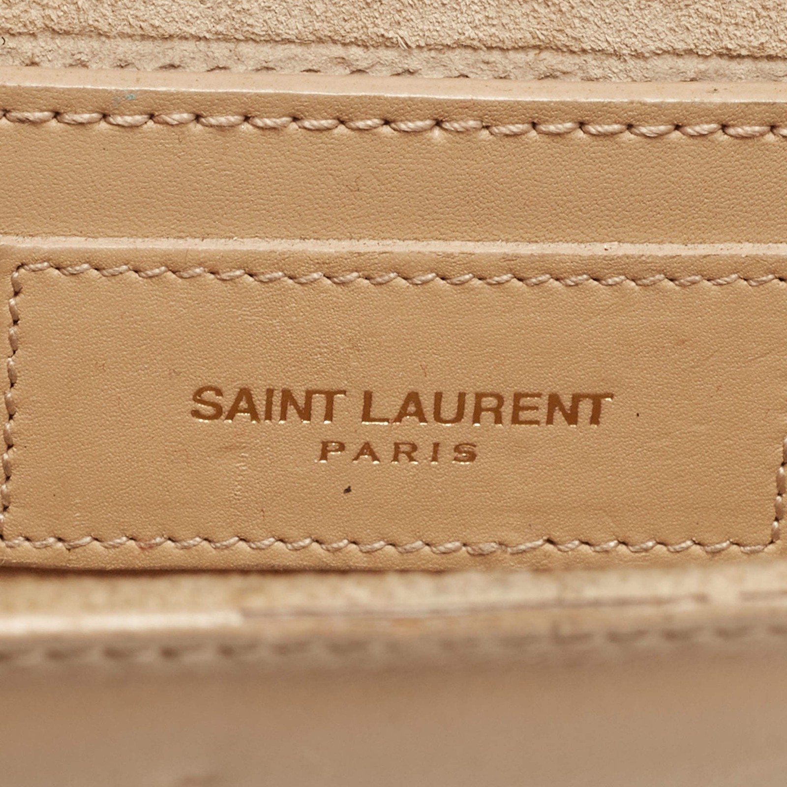 Yves Saint Laurent Kate Tassel Small Beige Leather Shoulder Bag