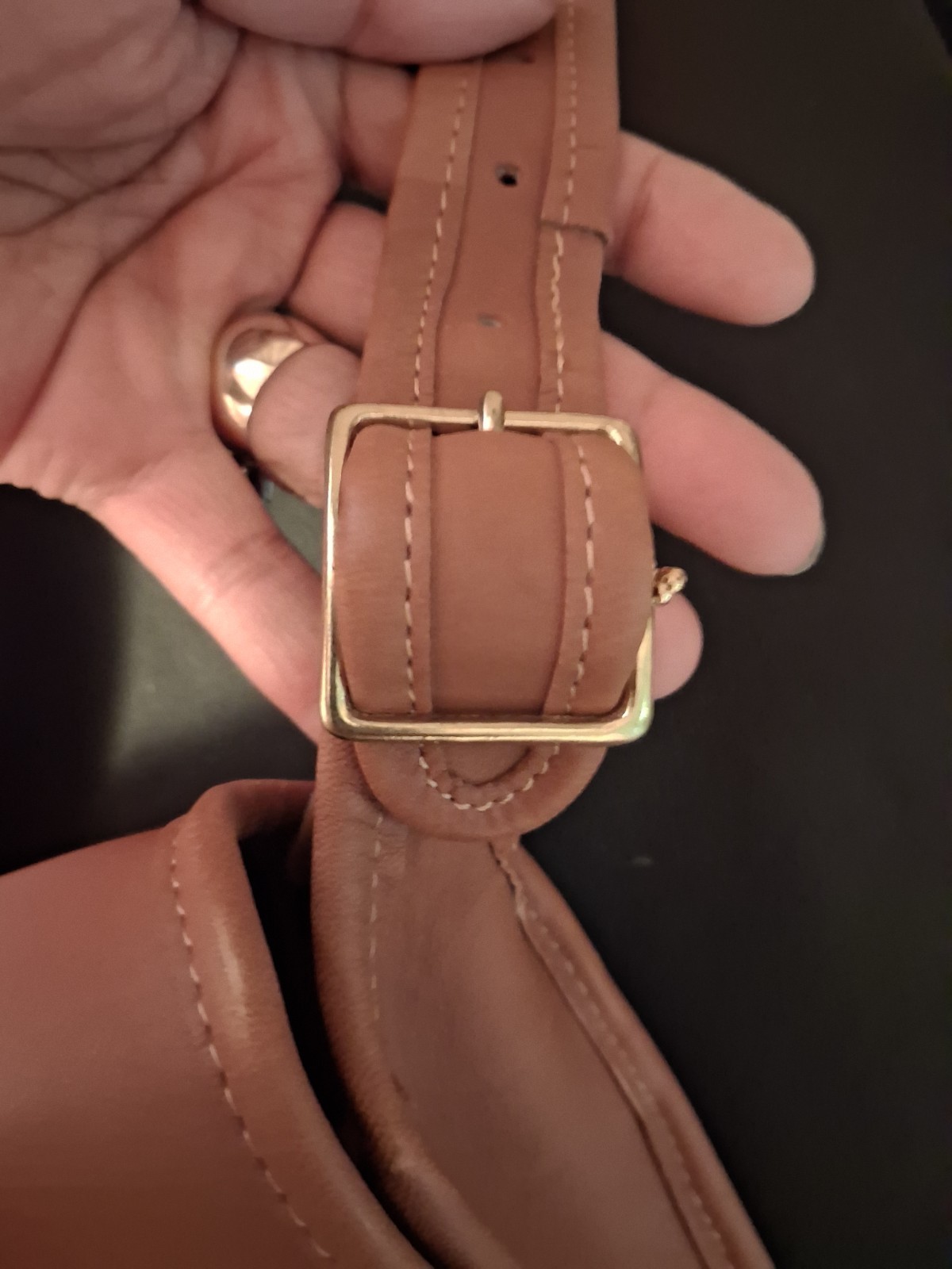 Rare Brittish Tan Vintage COACH Briefcase, 1970s NYC Pre- Serial Number
