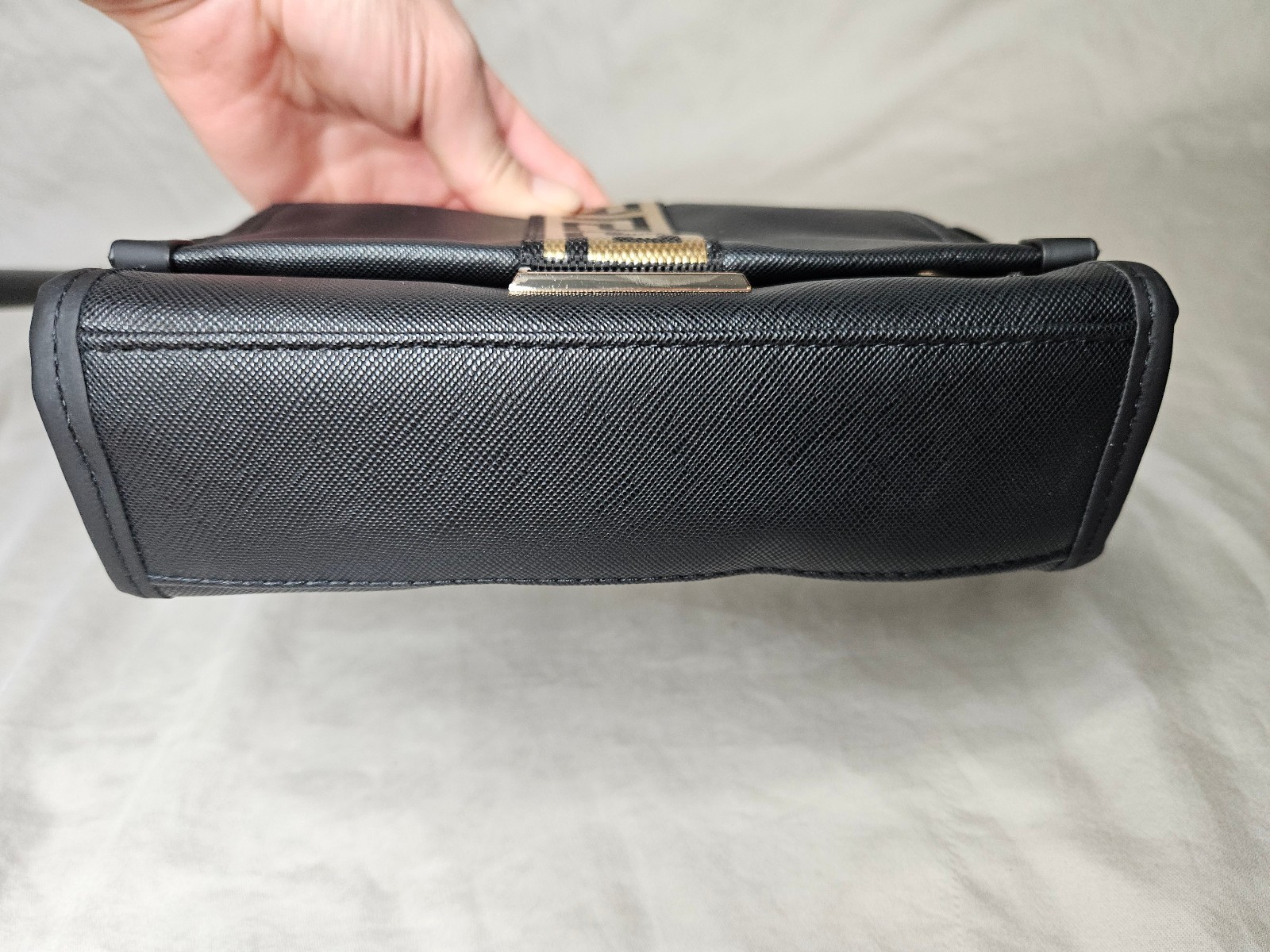 Versace Fragrances Institutional Pouch Black Gold Makeup Travel Bag Clutch NEW