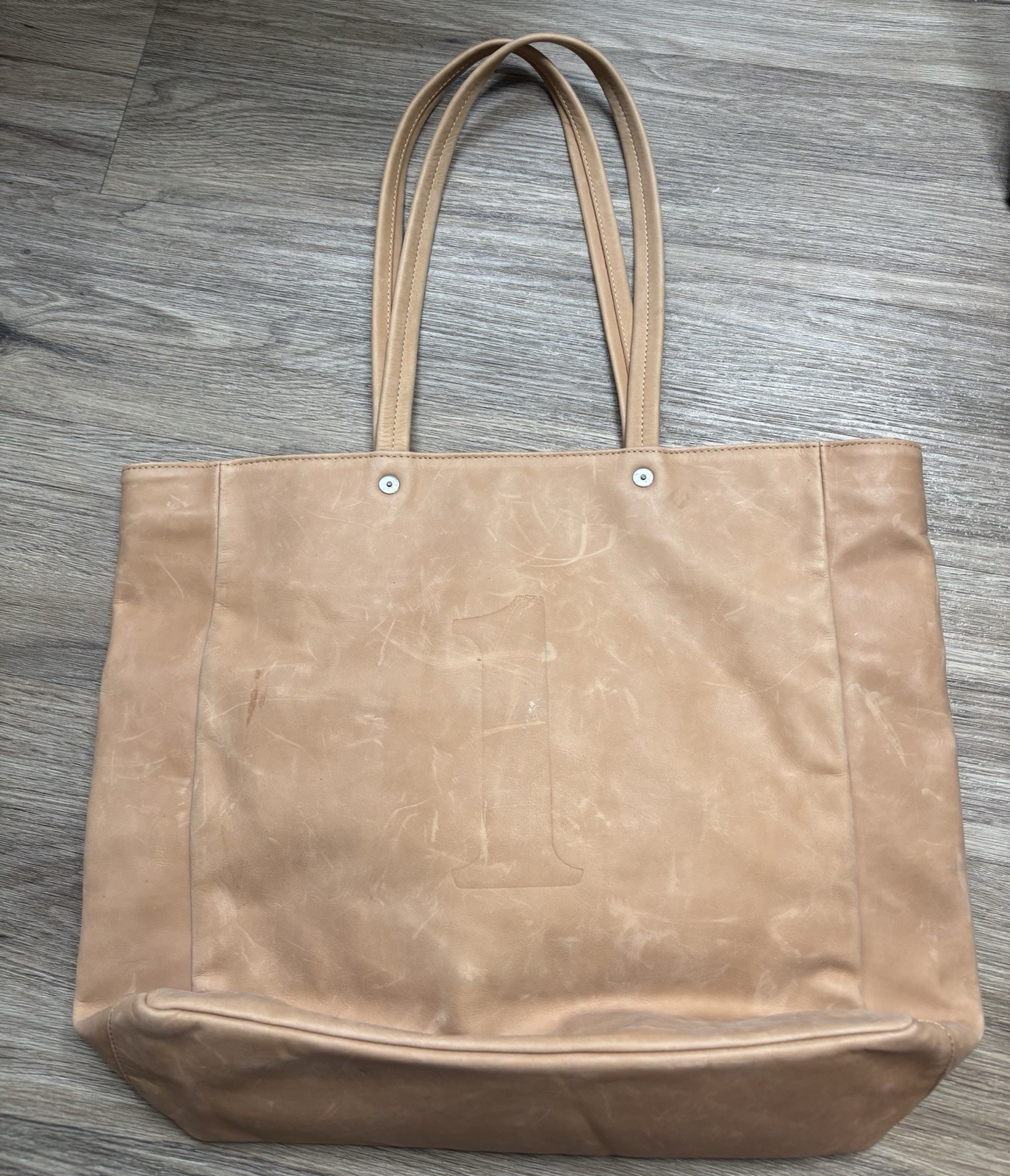 Feed 1 bag Leather Tote Bag