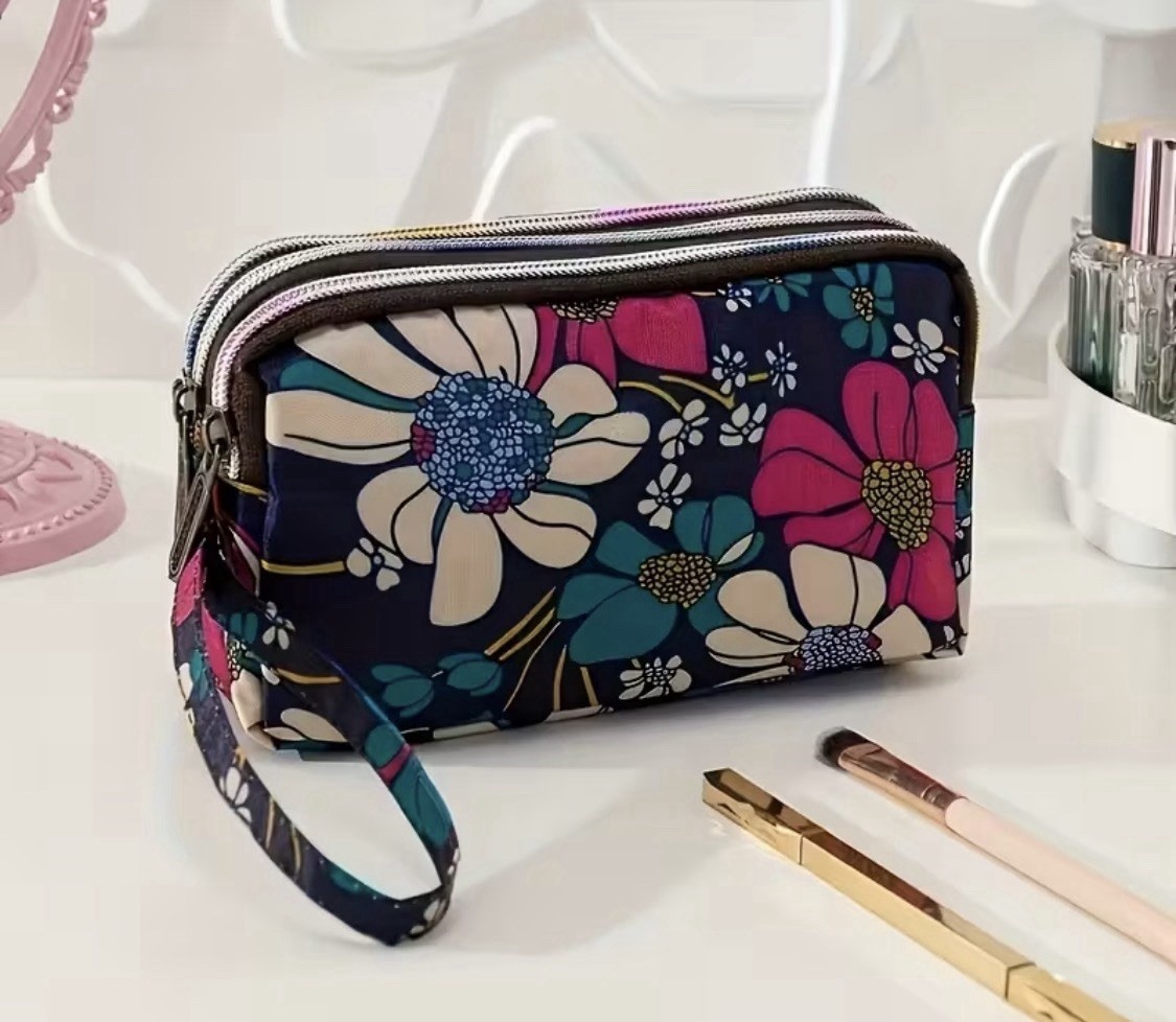 Handbag For Money Mobile Phones And Much More! Beautiful floral pattern