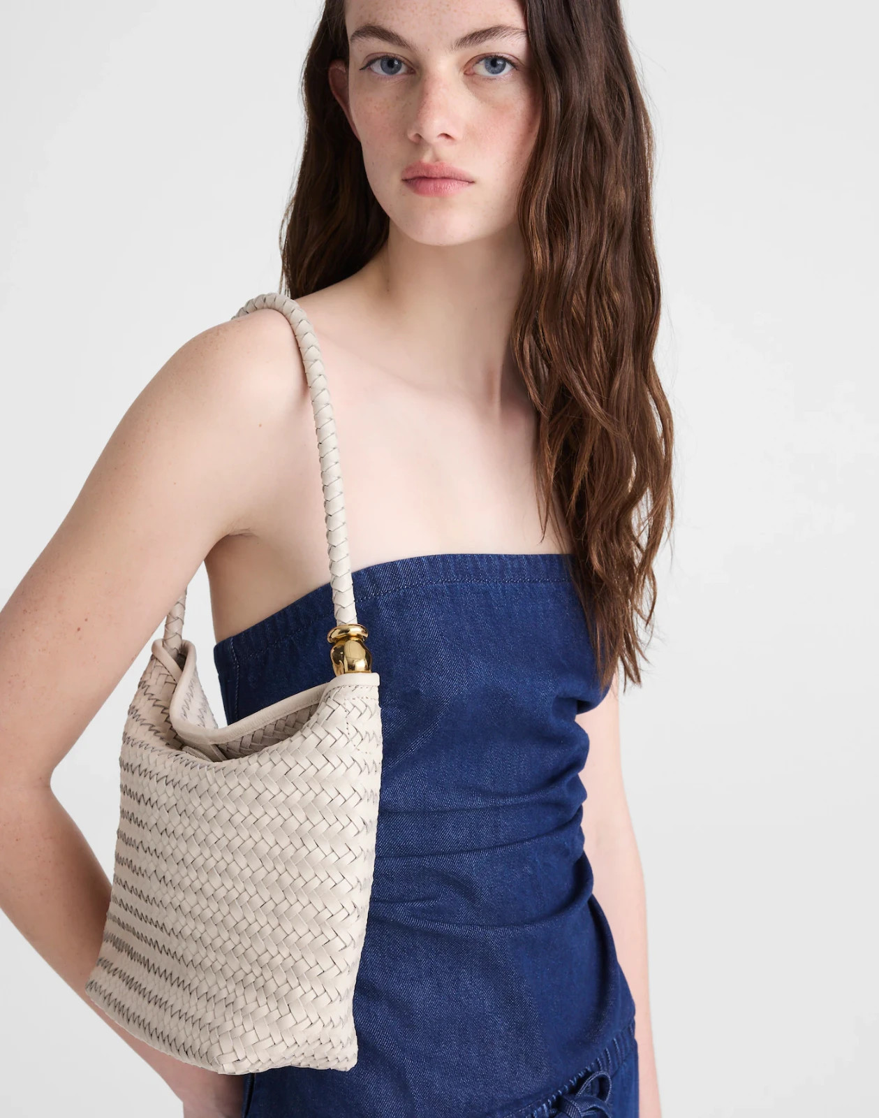 Madewell Women’s The Signature Woven Crossbody Bag -Vintage Muslin