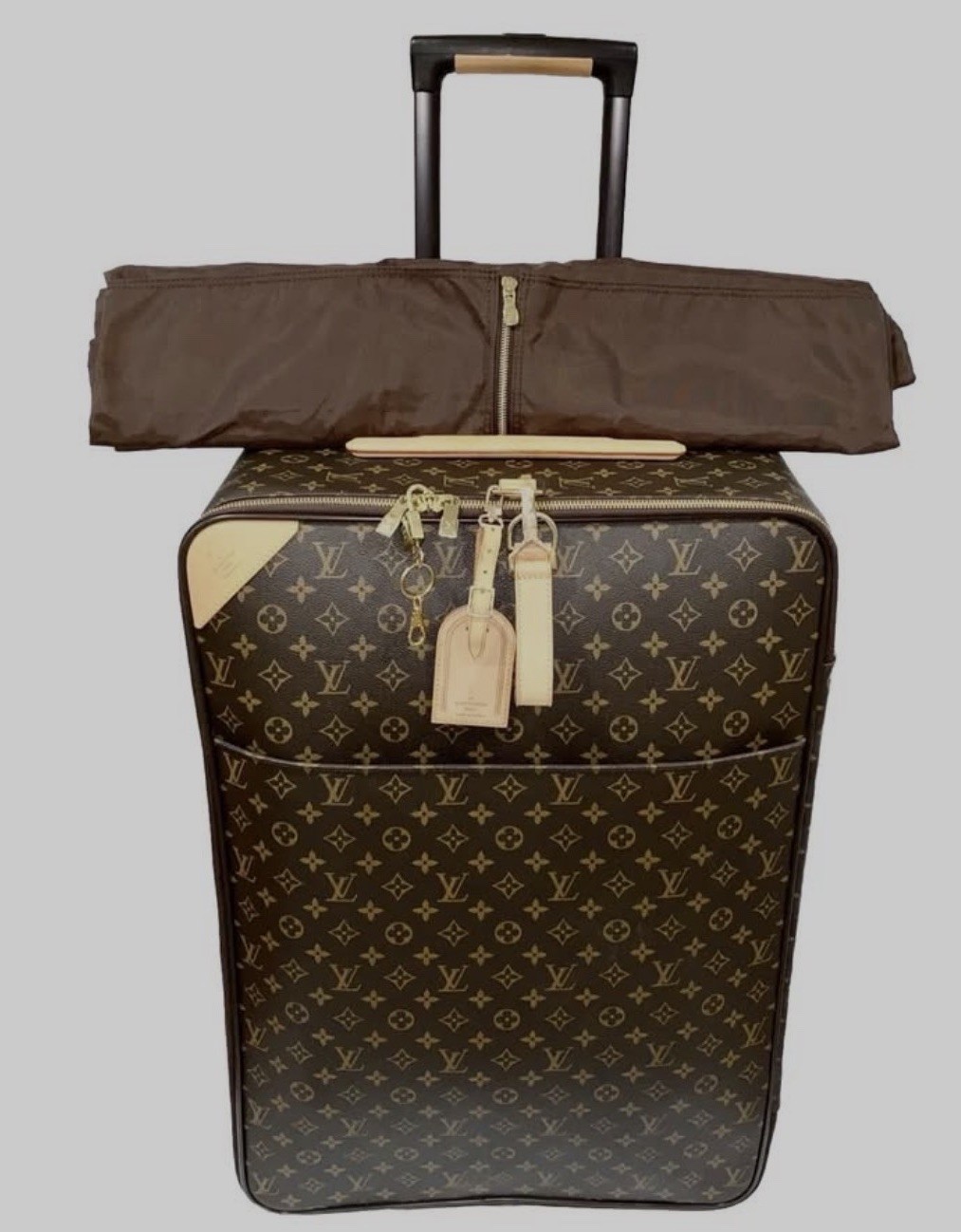 Louis Vuitton Pegase 25” Monogram Suitcase w/ Coa XL Garment Dust-bag