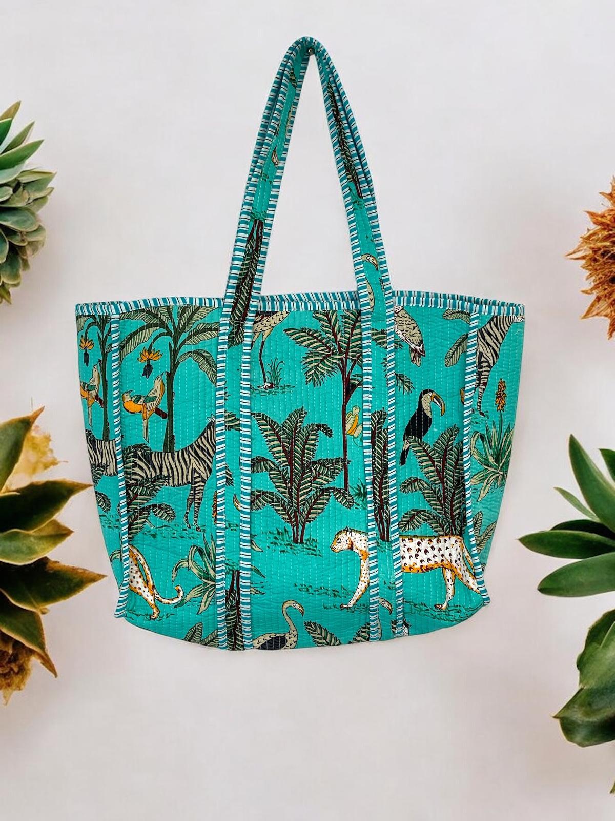 Large Tote Bags Organic Cotton Shoulder Bag Valentines Day Gift For Her