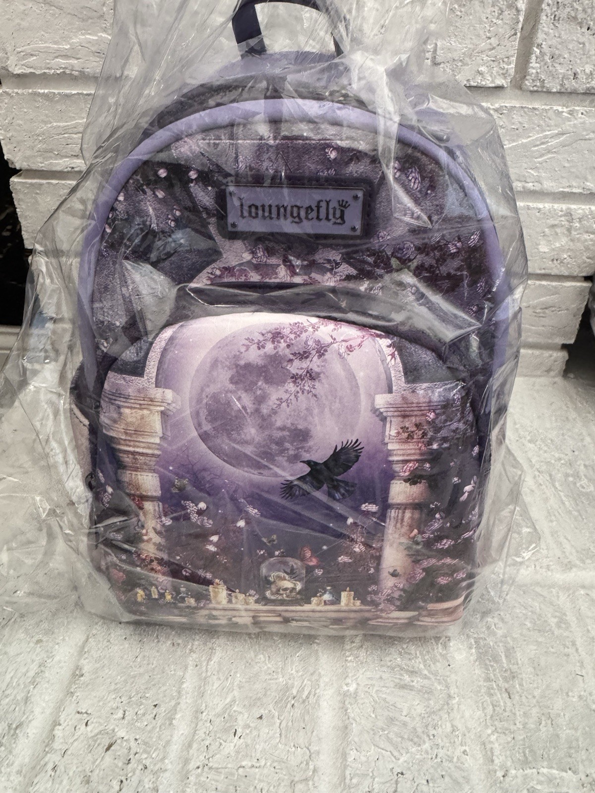 Loungefly Dark Academia Mini Backpack New with Tags BAM Exclusive purple gift